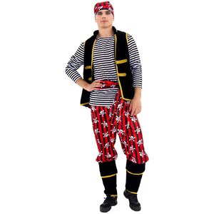 Карнавальный костюм для взрослых Пират, 50 размер Батик фото 1