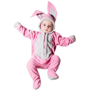 Карнавальный костюм Зайка, розовый, рост 75 см Бока С фото 1