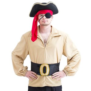 Взрослый карнавальный костюм Пират, со шляпой, 50-52 размер Бока С фото 1