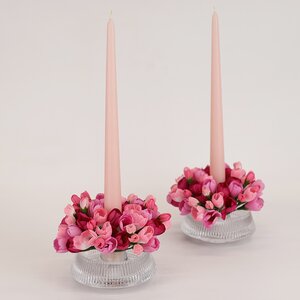 Венок для свечи Крокусы - Fascino Rosa 13 см EDG фото 2