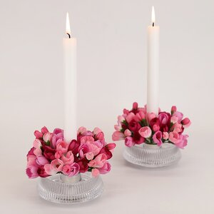 Венок для свечи Крокусы - Fascino Rosa 13 см EDG фото 3
