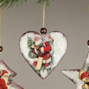 Набор ёлочных игрушек Истории Санта Клауса 9 см, 3 шт, подвеска Breitner фото 3