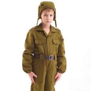 Детский военный костюм Танкист, рост 122-134 см Бока С фото 2