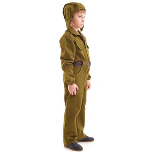 Детский военный костюм Танкист, рост 122-134 см Бока С фото 7