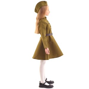 Детская военная форма Солдаточка в платье, рост 152-164 см, размер 40-42 Бока С фото 8