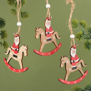 Набор елочных игрушек Рождественские Скачки 7 см, 9 шт, подвеска Breitner фото 2