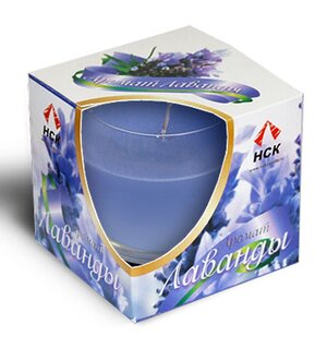 Свеча ароматическая в стакане Лаванда, 7.4*6.8 см Candleslight фото 1