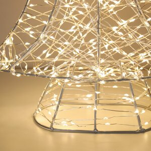 Светодиодная фигура Елка Аноретта 40 см, 500 теплых белых микро LED ламп, IP44 Winter Deco фото 6