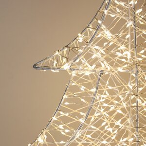 Светодиодная фигура Елка Аноретта 40 см, 500 теплых белых микро LED ламп, IP44 Winter Deco фото 2