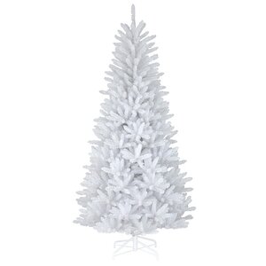 Искусственная белая елка Данхил 183 см, ПВХ, ветки шарнирные National Tree Company фото 1