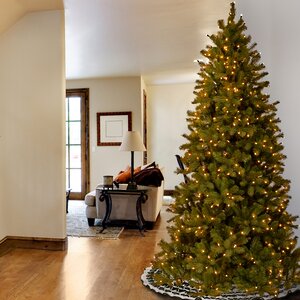 Искусственная елка с огоньками Бейберри 228 см, 600 теплых белых ламп, ЛИТАЯ + ПВХ National Tree Company фото 7