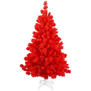 Искусственная красная елка Teddy Red заснеженная 150 см, ЛЕСКА + ПВХ A Perfect Christmas фото 4