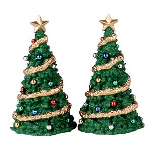 Набор фигурок Рождественская елка 7 см, 2 шт Lemax фото 1