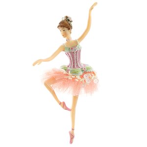 Елочное украшение Балерина Сильфида 17*8 см розовый, подвеска Holiday Classics фото 1