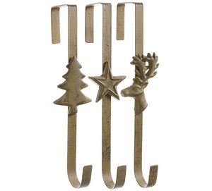 Крючок дверной для рождественских венков 29 см коричневый Kaemingk фото 1