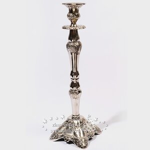 Подсвечник Царский на 1 свечу, 41 см, серебро Kaemingk фото 1