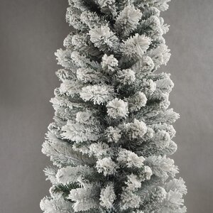 Искусственная елка Pensil Pine заснеженная 240 cм, ЛЕСКА + ПВХ Winter Deco фото 4