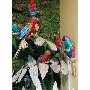 Елочная игрушка "Гигантский Попугай Ара", красный, 32 см, подвеска Kaemingk фото 2