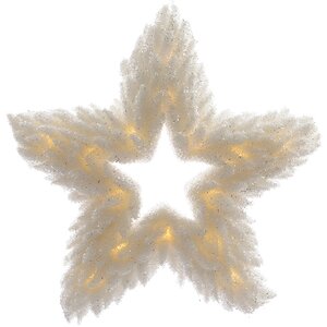 Звезда "Снежная" светящаяся, 39 см, батарейка Kaemingk фото 1