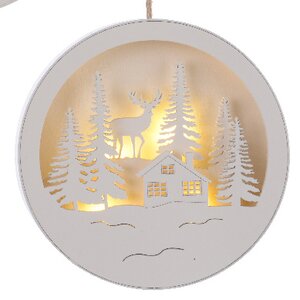 Декоративный светильник White Forest - Лесная история 14 см, на батарейках Kaemingk фото 5