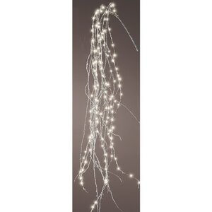 Светящаяся ветка-лиана Corre Silver 70 см, 120 теплых белых микро LED ламп, IP20 Kaemingk фото 1