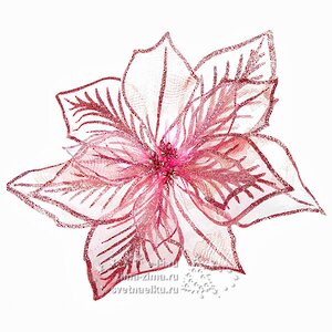 Пуансеттия "Царская", 30 см, розовый Billiet фото 1