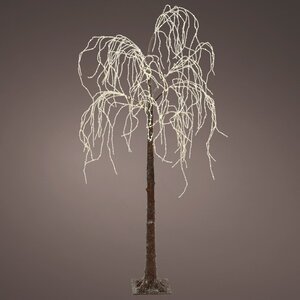 Светодиодное дерево Snowy Willow 180 см, 400 теплых белых микро LED ламп, IP44 Kaemingk фото 1
