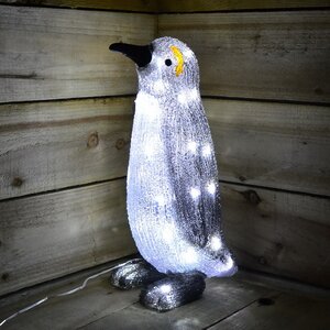 Пингвин Императорский светящийся 43 см, 34 LED ламп, IP44 Kaemingk фото 1