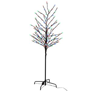 Светодиодное дерево Espacio Fiore 180 см, 240 теплых белых/разноцветных LED ламп, контроллер, IP44 Kaemingk фото 2