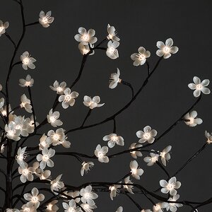 Светодиодное дерево Цветущая Сакура 180 см, уличная, 192 LED ламп, теплый белый Kaemingk фото 2
