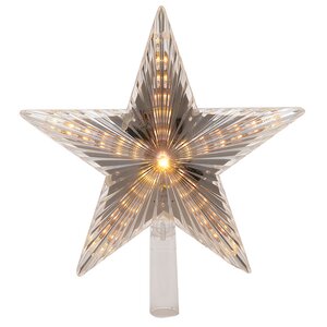 Светящаяся звезда на елку Волшебная 22 см теплая белая 31 LED лампа Kaemingk фото 2