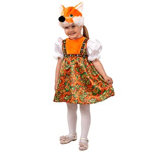 Карнавальный костюм Лиса Лизавета, рост 122 см Батик фото 1