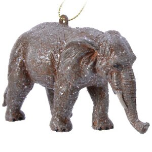Елочная игрушка Сафари Style: Слон 14 см, подвеска Kaemingk фото 1