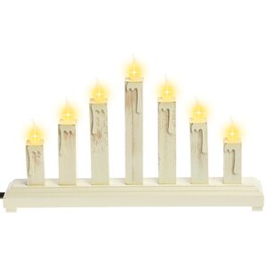 Светильник-горка Сияющие свечи 37*22 см, 7 свечей Sigro фото 3