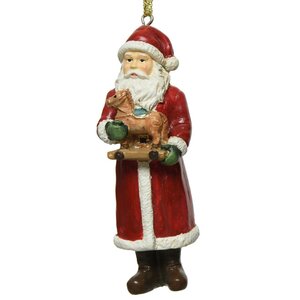 Елочная игрушка Санта Клаус - Мастерская игрушек в Марбурге 11 см, подвеска Kaemingk фото 1