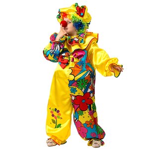 Карнавальный костюм Клоун, рост 122 см Батик фото 1