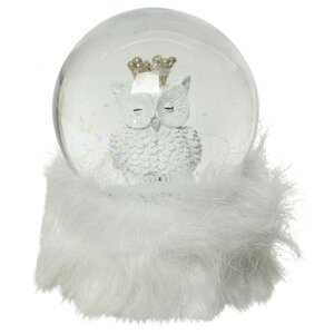 Снежный шар Филин Лазарро - Принц Лихолесья 14 см Kaemingk фото 1