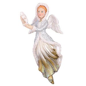 Елочное украшение Девушка-Ангел со Звездой 13*5*6 см, подвеска Holiday Classics фото 1