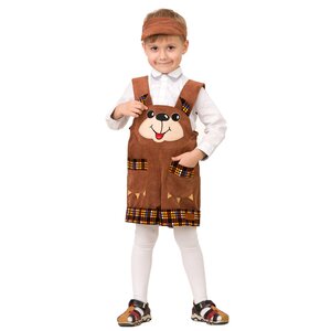 Карнавальный костюм Медвежонок Топтыжкин, рост 104 см Батик фото 1