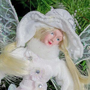 Кукла на елку Зимняя фея Аннализа 22 см, подвеска Eggl фото 2