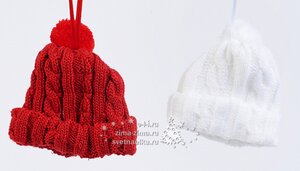 Елочная игрушка "Рождественская Шапочка", 10 см, красный, подвеска Kaemingk фото 1