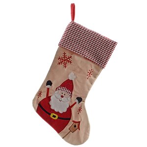 Носок рождественский Кантри - Санта 45 см Kaemingk фото 1