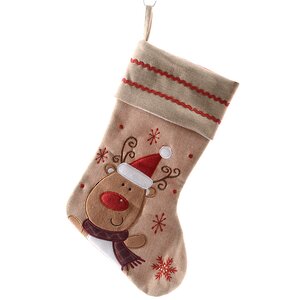 Носок рождественский Деревенский Лось, 45 см Kaemingk фото 1