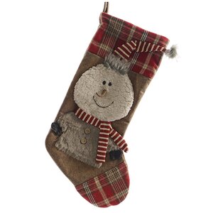 Носок для подарков Рождественский эксклюзив Снеговик, 50 см Kaemingk фото 1