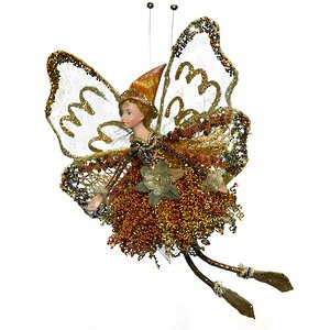 Кукла на елку Эльфийская фея Адриана 20 см, подвеска Eggl фото 1