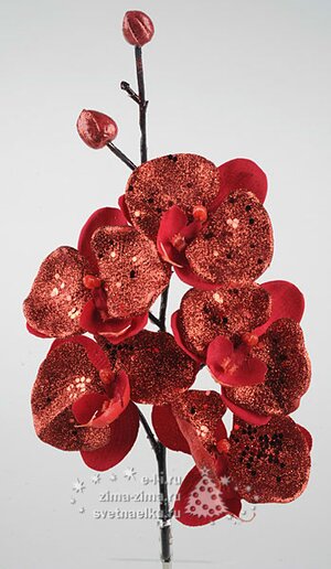 Ветка Орхидеи, 31 см, красный Kaemingk фото 1
