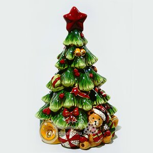 Рождественская елка, керамика, 15*22 см Kaemingk фото 1
