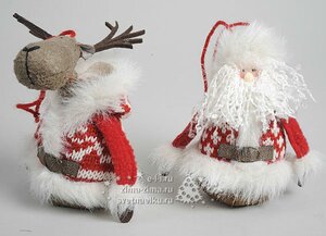 Елочная игрушка "Санта в свитере", 13 см, подвеска Kaemingk фото 1