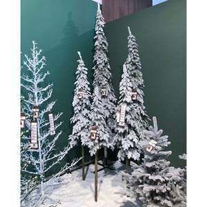Искусственная елка на ножке Альпийская заснеженная 3 м, ЛИТАЯ 100% Kaemingk фото 2