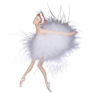Елочное украшение Балерина Лебединое Озеро-3 14 см, подвеска Holiday Classics фото 1